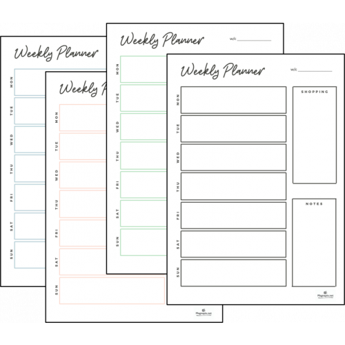 Magnetic Planners - Weekly