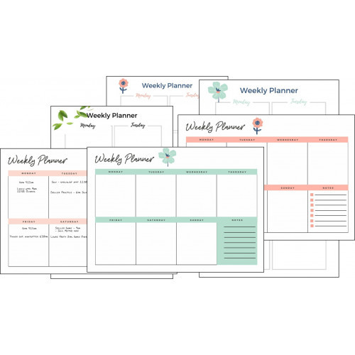 Whiteboard Planners|Weekly Planners