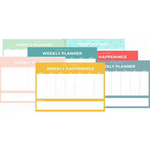 Weekly Whiteboard Planner| Magnets NZ